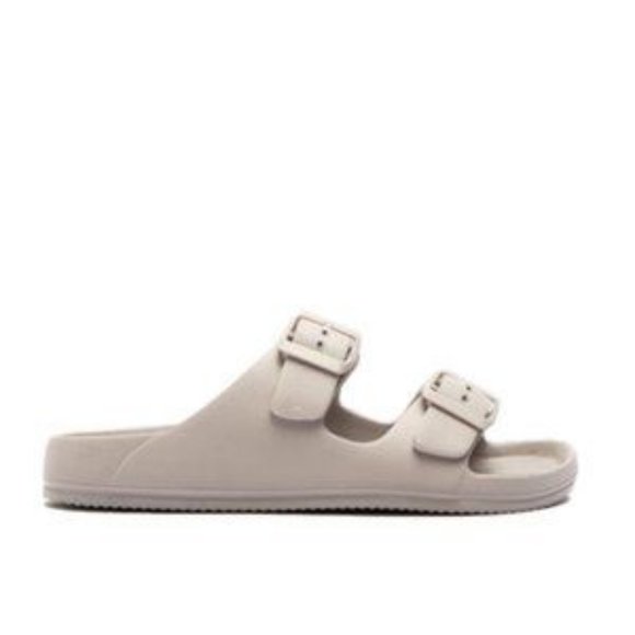 !!NEW!! Lightweight Double Buckle Sandals – Taupe Grey - Picture 8 of 9